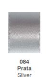 Fita Progresso Cetim 10m 22mm Cor 084 Prata Unidade